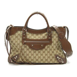 Gucci Hacker Project Neo Classic Shoulder Bag GG Beige Brown